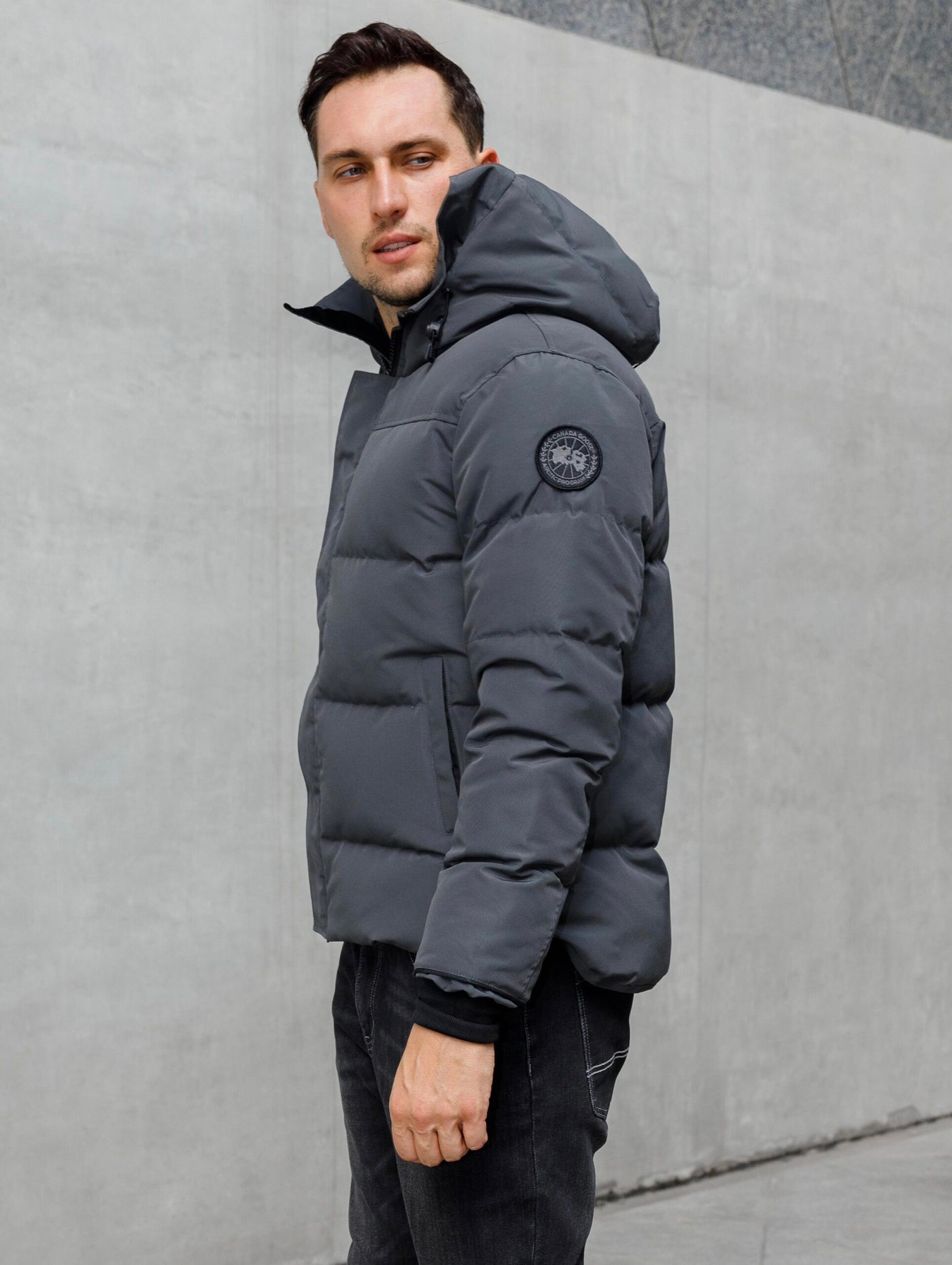 Canada Goose MacMillan Donkergrijs Parka Jacket Black Label