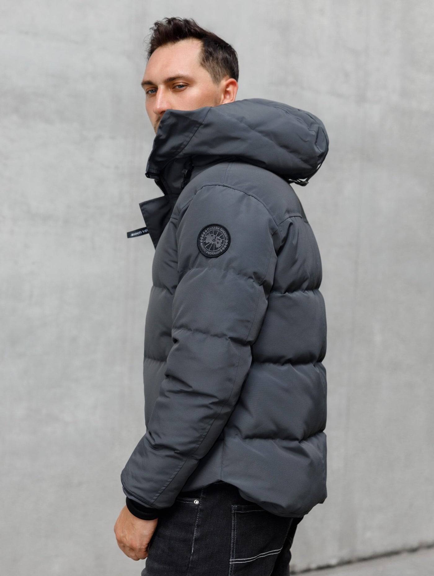 Canada Goose MacMillan Donkergrijs Parka Jacket Black Label