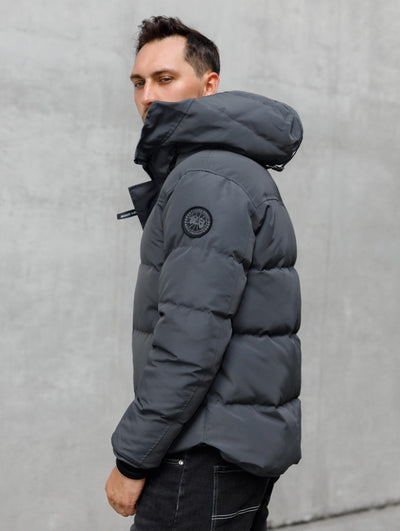 Canada Goose MacMillan Donkergrijs Parka Jacket Black Label