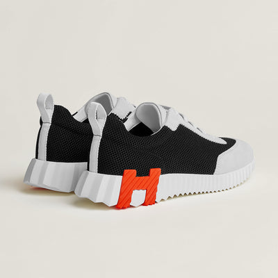 Hermes Bouncing Sneakers White Orange