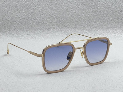 Dita Flight 006 Zonnebril Goud Blauw 014