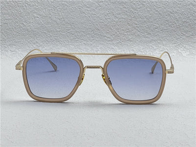 Dita Flight 006 Zonnebril Goud Blauw 014