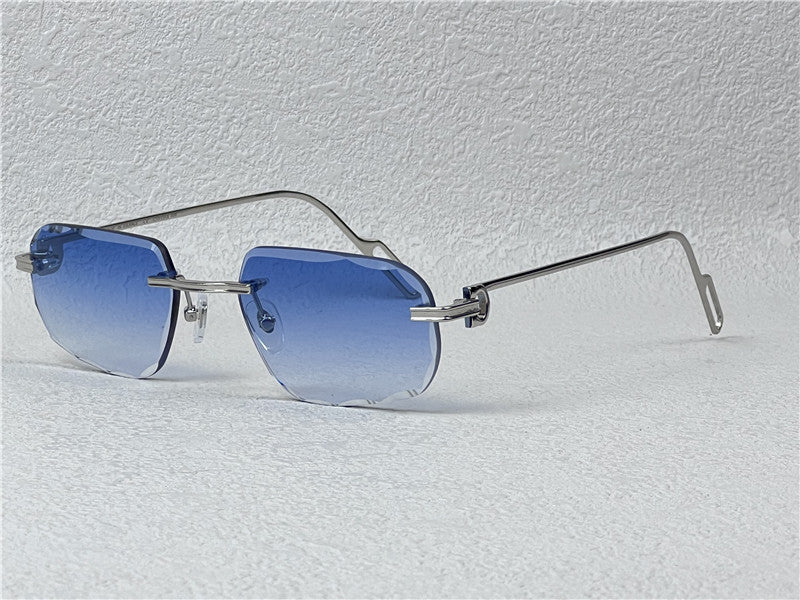 Cartier Zonnebril Lichtblauw 021