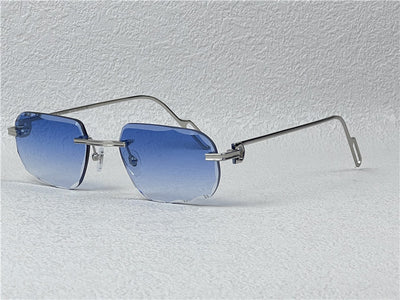 Cartier Zonnebril Lichtblauw 021