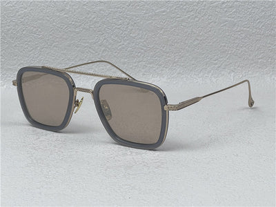 Dita Flight 006 Zonnebril Spiegelglas Goud 016