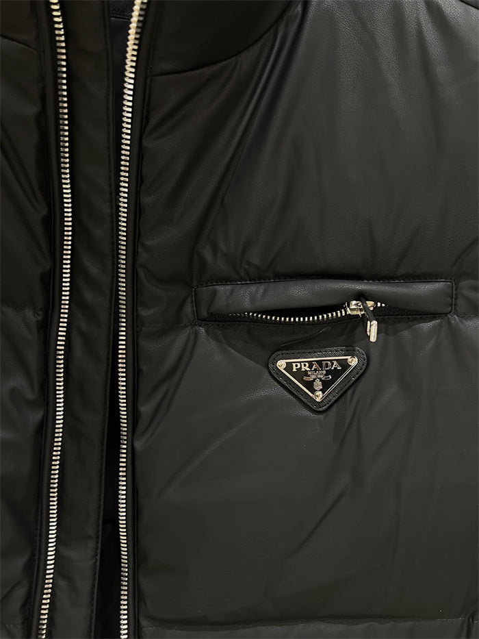 Prada Re-Nylon Logo Bodywarmer Black