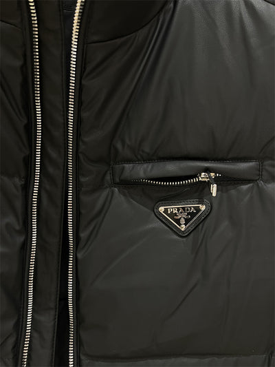 Prada Re-Nylon Logo Bodywarmer Black