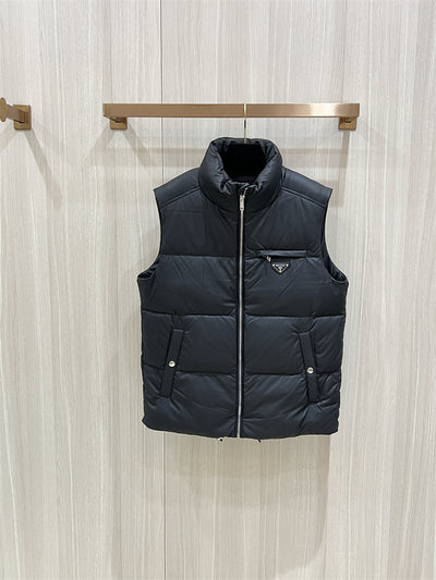 Prada Re-Nylon Logo Bodywarmer Black