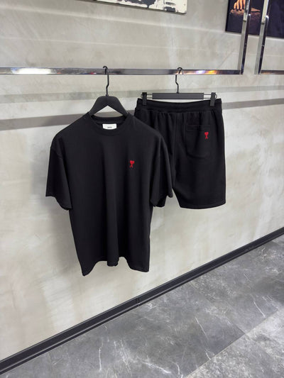 AMI Heart Logo Summer Set Black